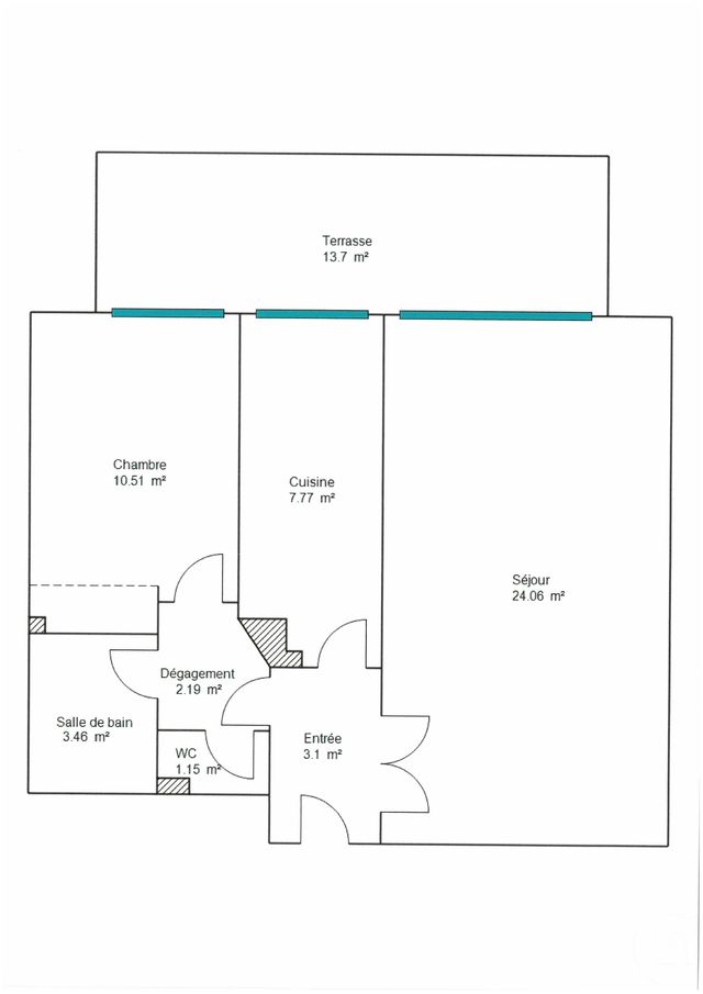Appartement F2 à vendre - 2 pièces - 52.24 m2 - NICE - 06 - PROVENCE-ALPES-COTE-D-AZUR - Century 21 Optimmo Appartement F2 à vendre - 2 pièces - 52.24 m2 - NICE - 06 - PROVENCE-ALPES-COTE-D-AZUR - Century 21 Optimmo